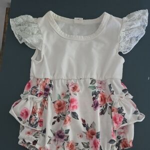 SHEIN White Cotton Tee for Babies